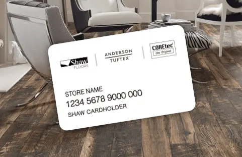 Financing Financing card | Triangle Flooring Center