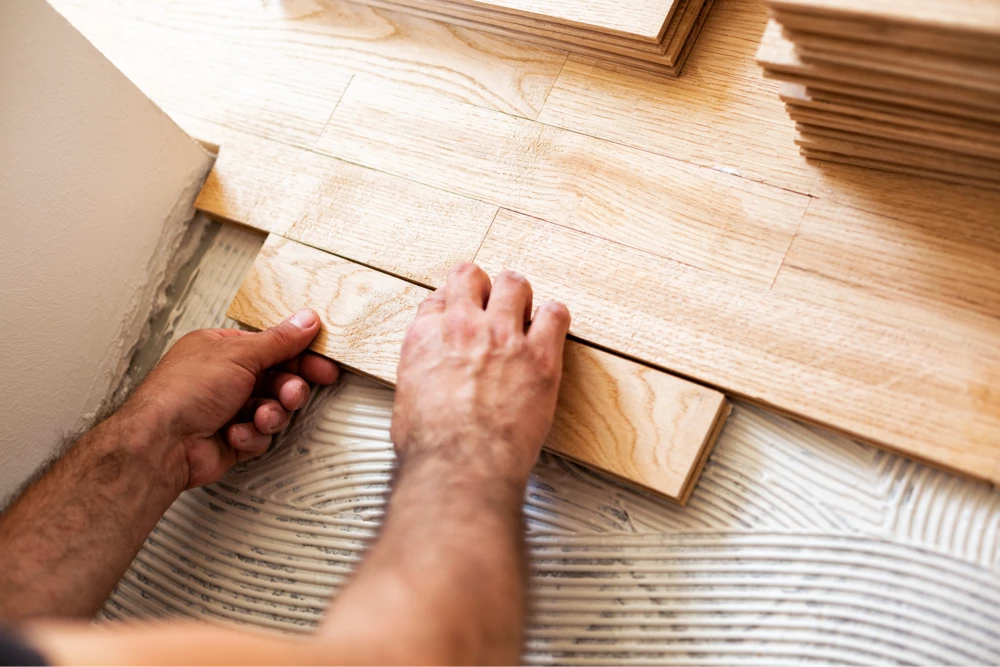 Hardwood installation | Triangle Flooring Center